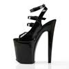Pleaser - XTREME873 Sandale à bride à la cheville, Pole dance chaussures - Chaussures de pole dance - Noir Product image